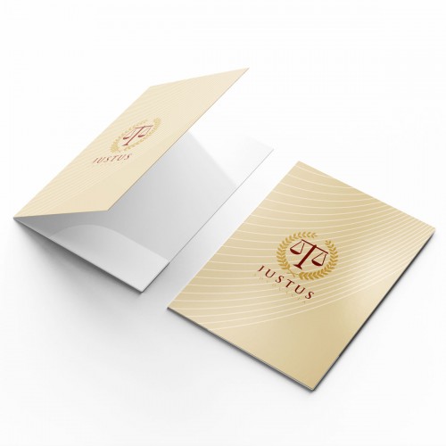 Pasta com Bolsa Personalizada Supremo Laminação Total Frente 31x45cm - 4x0 -100 unid