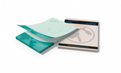 Bloco/Receituário com 100 folhas Sulfite 90g 21x29,7cm - 4x4 - 20 unid