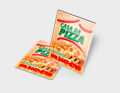 Ímã de Geladeira com Faca Padrão Supremo 4x5cm - 4x0 - 5000 unid