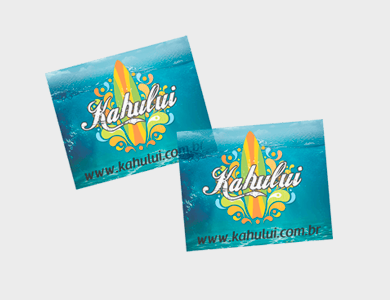 Adesivo em Vinil Transparente 9x13 - 4x0 - 50 unid