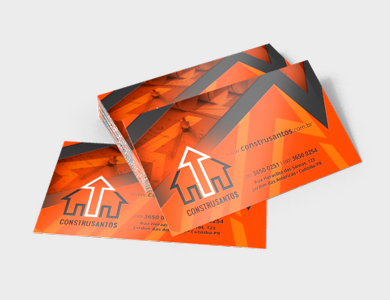 Cartão de Visita Couchê 300g Laminação Holográfica 9x5cm - 4x1 - 500 unid