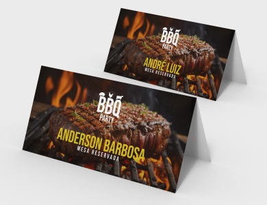 Display de Mesa com Dados Variáveis Tipo A em PVC 0,5mm Cristal Frente e Verso 17,6x5,4cm - 4x0 - 1 unid