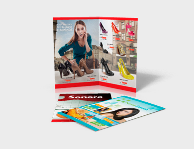 Encarte Supermercado/Loja Couchê 80g Sem Verniz 30x42cm - 4x4 - 1000 unid